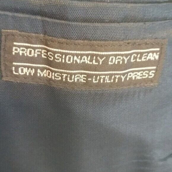 David Taylor Men's Blue Formal Suit Wool Blend Dinner Jacket Size 46 R - Picture 5 of 11